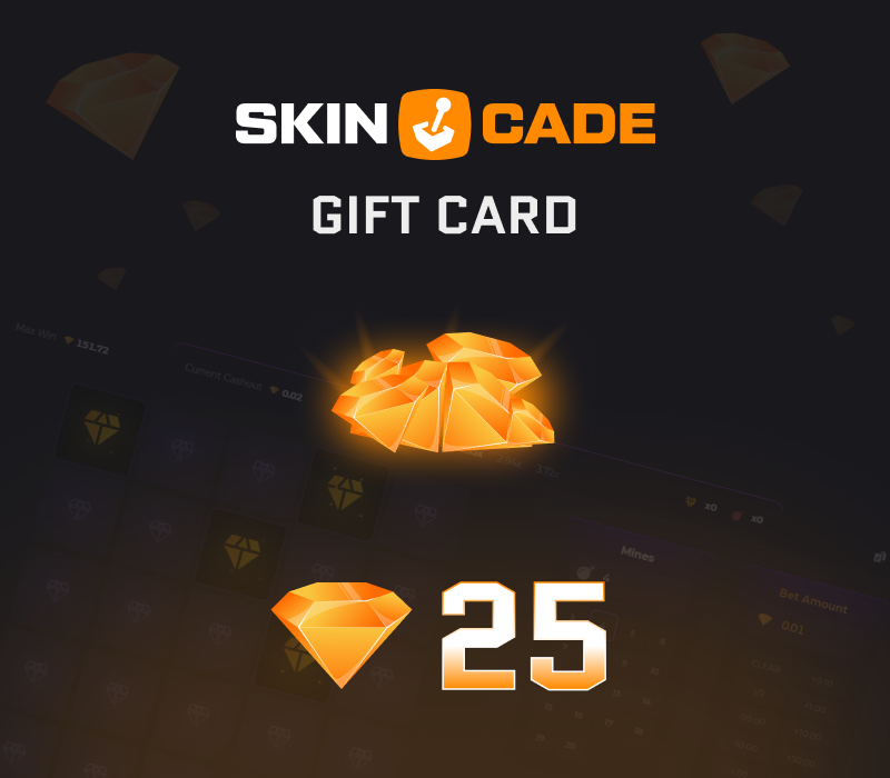 

Skincade 25 Gems Gift Card