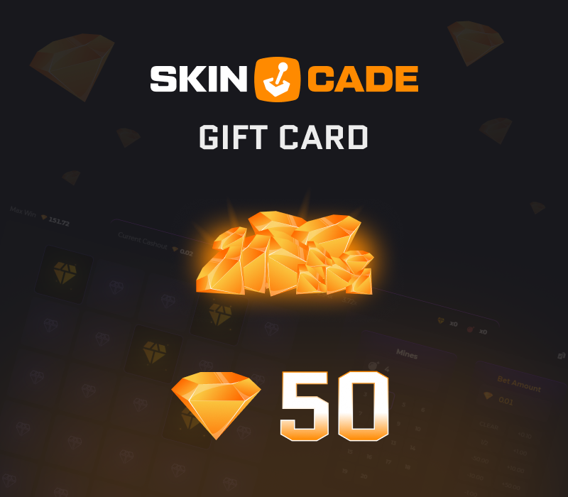 

Skincade 50 Gems Gift Card