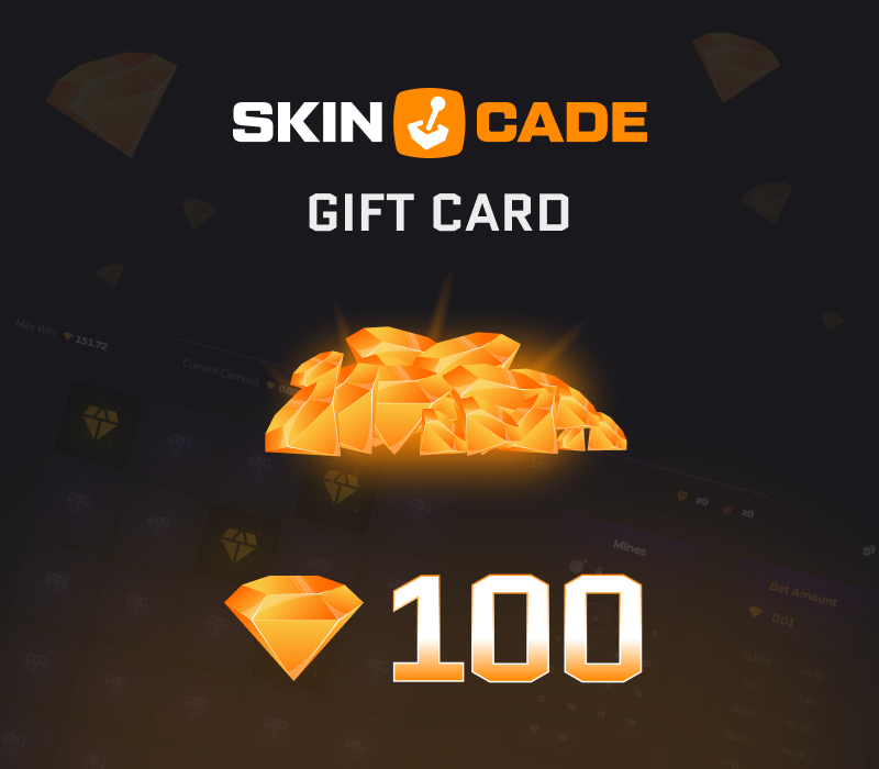 

Skincade 100 Gems Gift Card