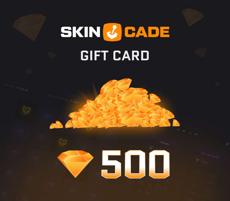 

Skincade 500 Gems Gift Card