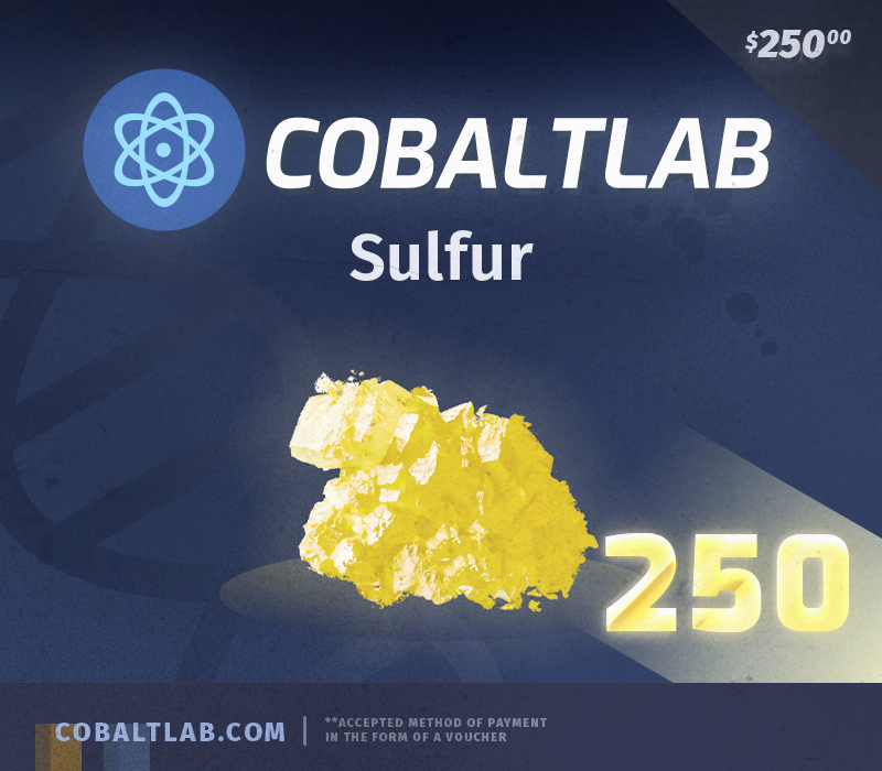 

Cobaltlab.tech 250 Sulfur Gift Card