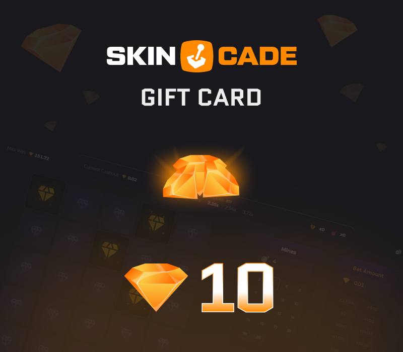 

Skincade 10 Gems Gift Card