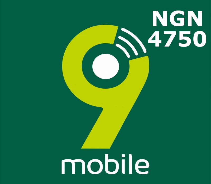 

9Mobile 4750 NGN Mobile Top-up NG