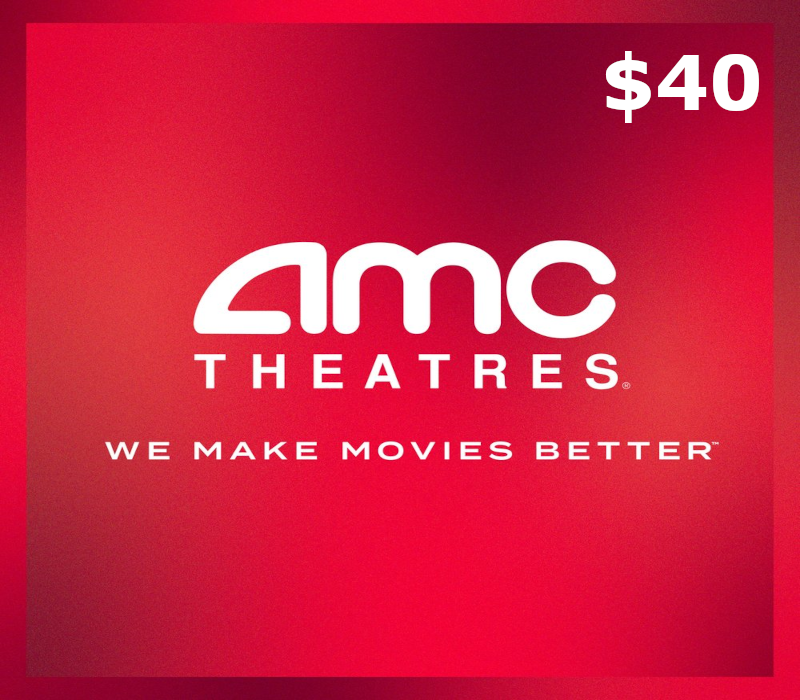 AMC Theatres $40 Gift Card US