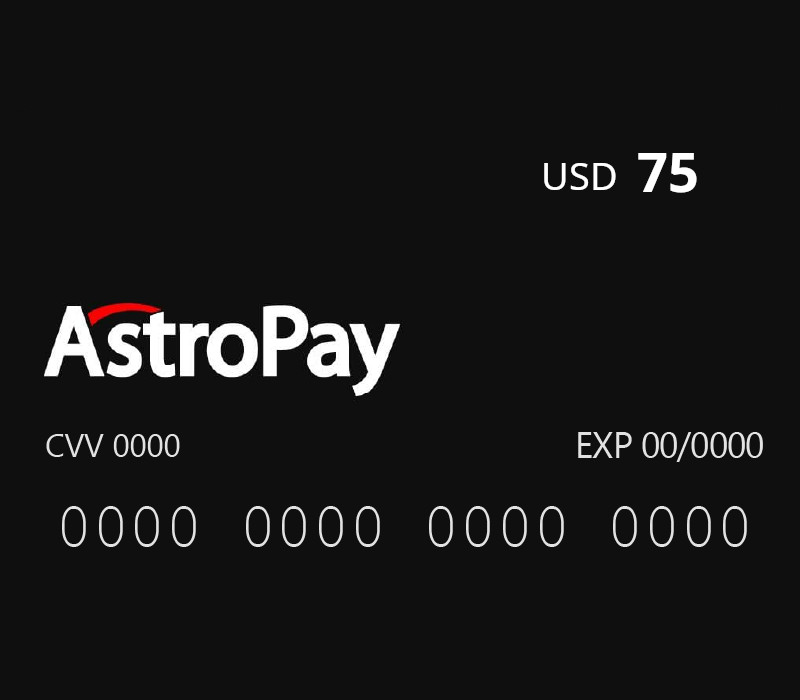 

Astropay Card $75 US