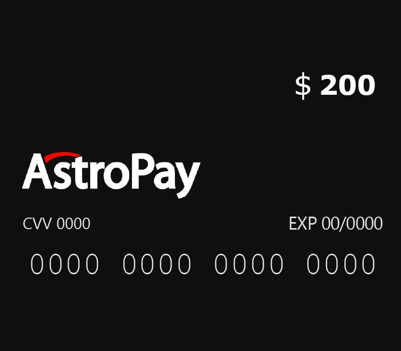 

Astropay Card $200 US