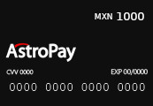 Astropay Card MX$1000 MX