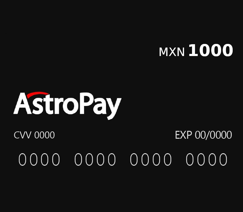 

Astropay Card MX$1000 MX