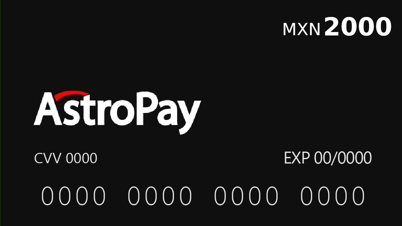 Astropay Card MX$2000 MX