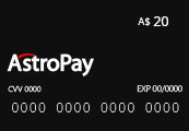 Astropay Card A$20 AU