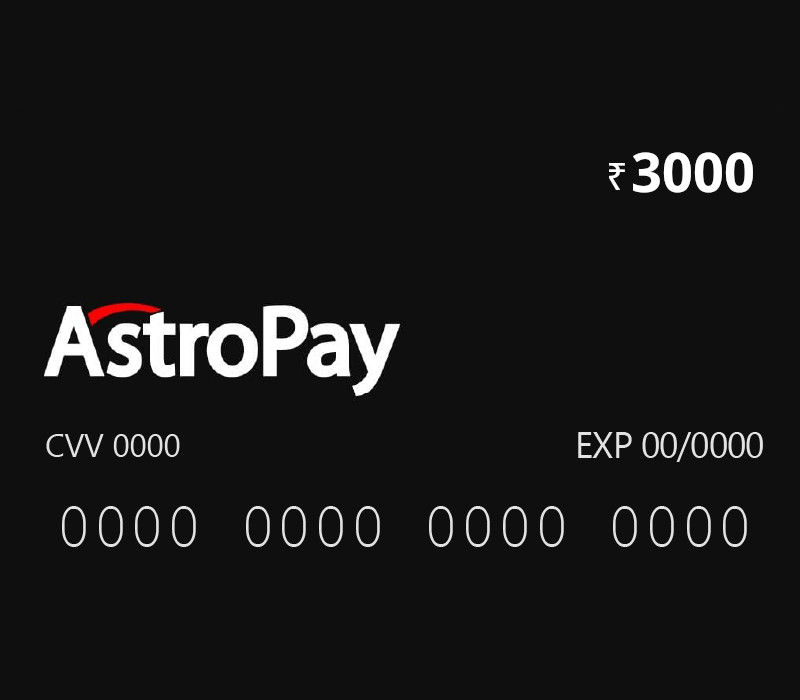 

Astropay Card ₹3000 IN