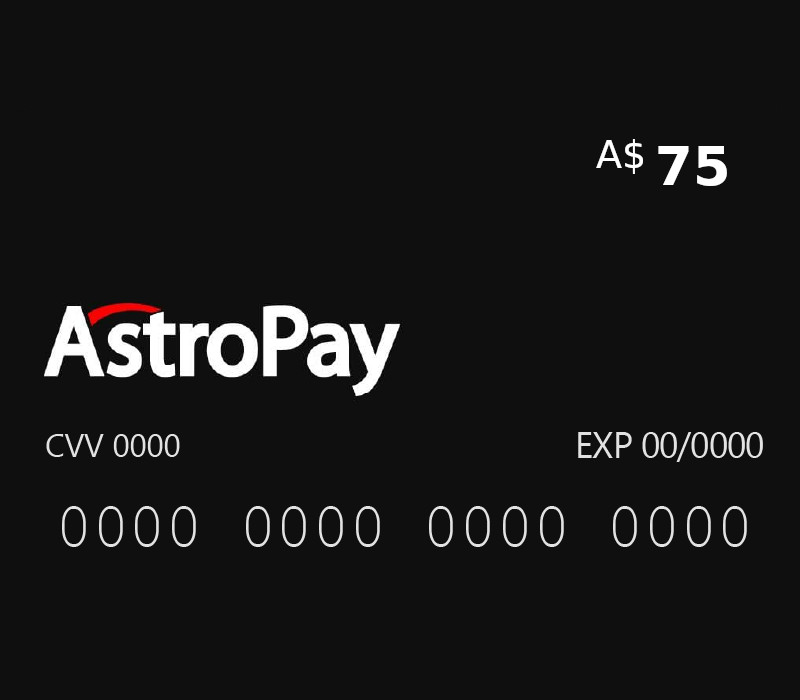 

Astropay Card A$75 AU