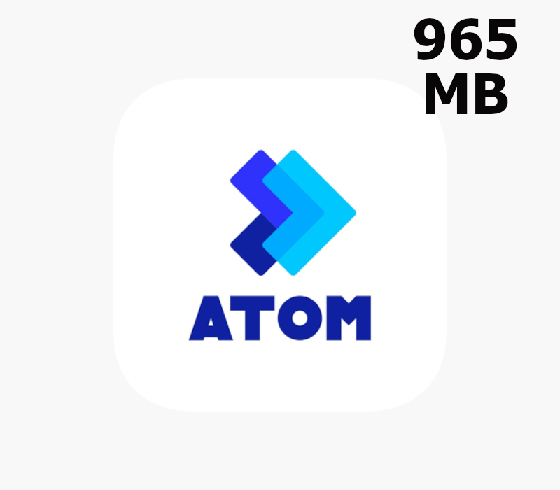 

ATOM 965 MB Data Mobile Top-up MM