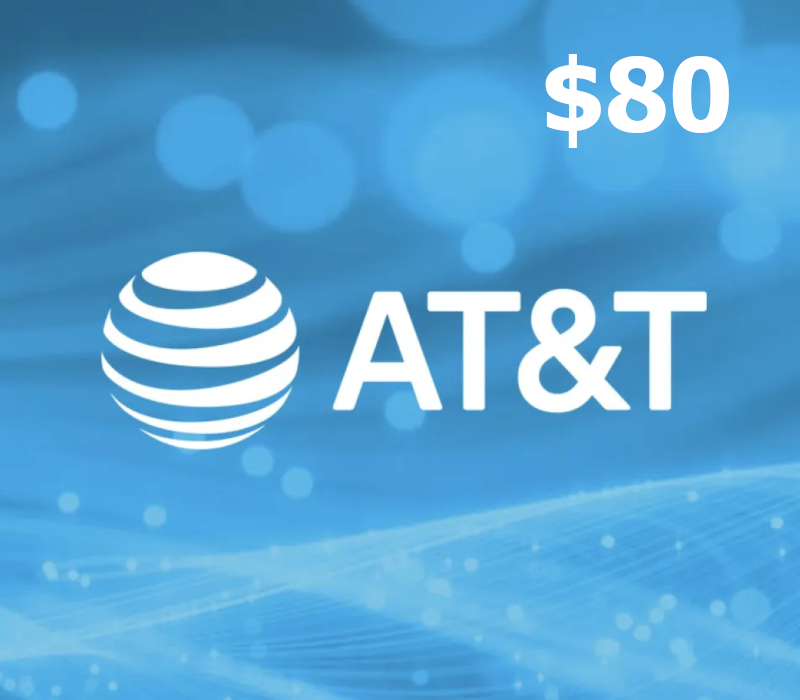 

AT&T $80 Gift Card US