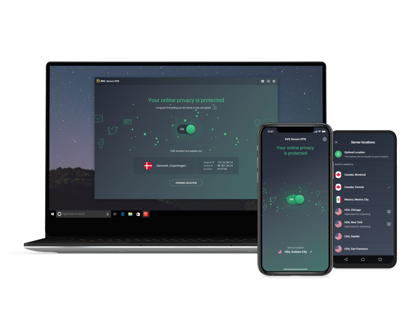 AVG Secure VPN 2022 Key (1 Year / 10 Devices)