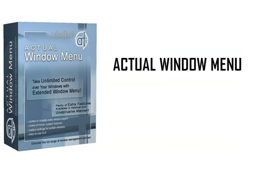 Actual Tools - Actual Window Menu 8 PC CD Key screenshot 1