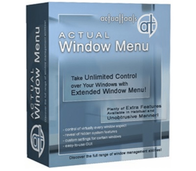 

Actual Tools - Actual Window Menu 8 PC CD Key