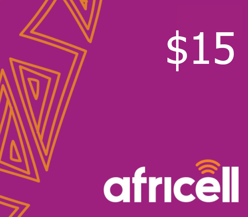 

Africell $15 Mobile Top-up CG