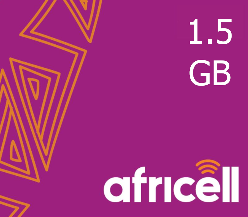 

Africell 1.5 GB Data Mobile Top-up CG