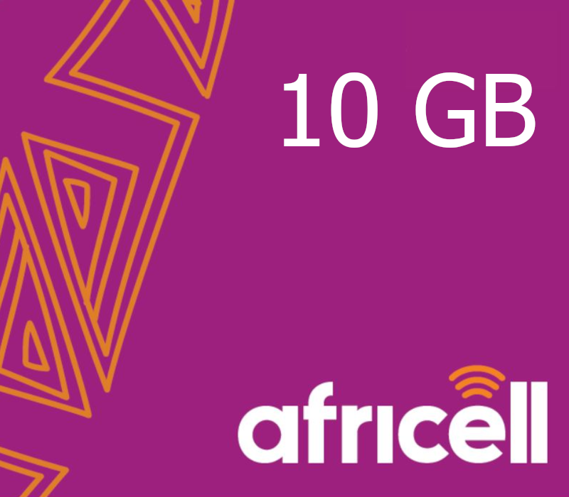 

Africell 10 GB Data Mobile Top-up GM