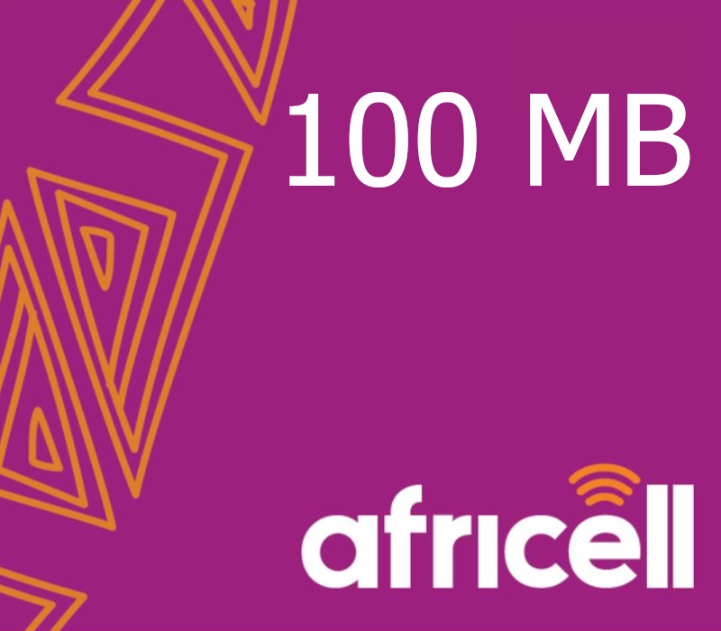 

Africell 100 MB Data Mobile Top-up GM