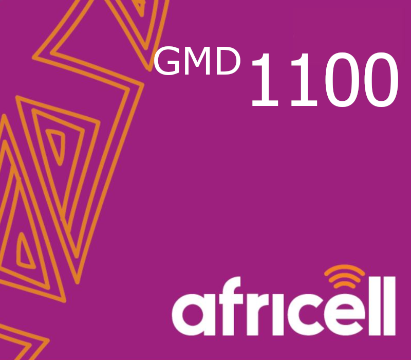 

Africell 1100 GMD Mobile Top-up GM