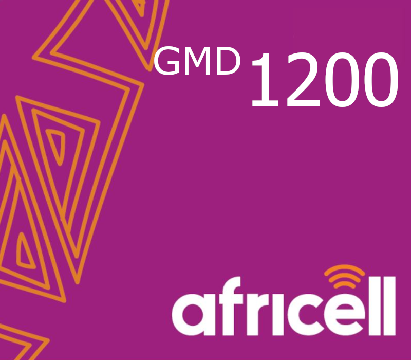 

Africell 1200 GMD Mobile Top-up GM