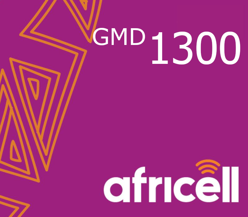 

Africell 1300 GMD Mobile Top-up GM