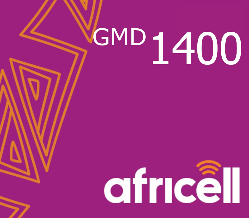 

Africell 1400 GMD Mobile Top-up GM