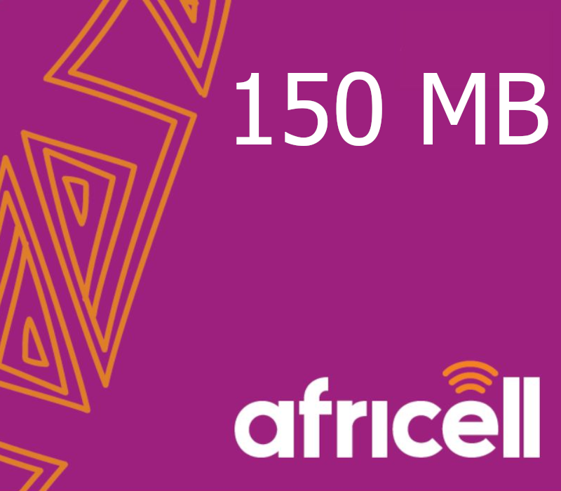 

Africell 150 MB Data Mobile Top-up GM