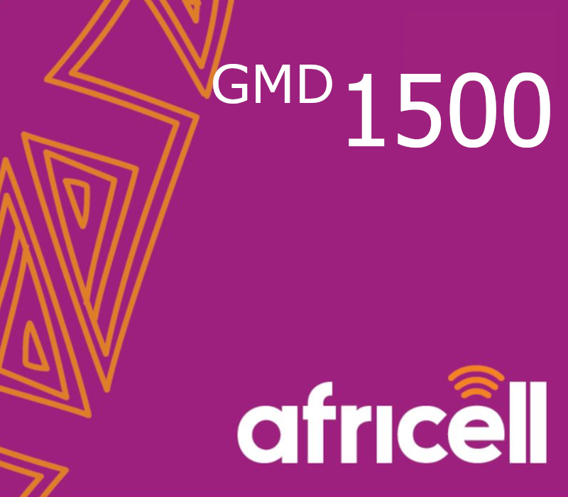 

Africell 1500 GMD Mobile Top-up GM