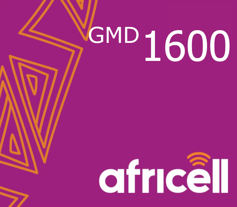 

Africell 1600 GMD Mobile Top-up GM