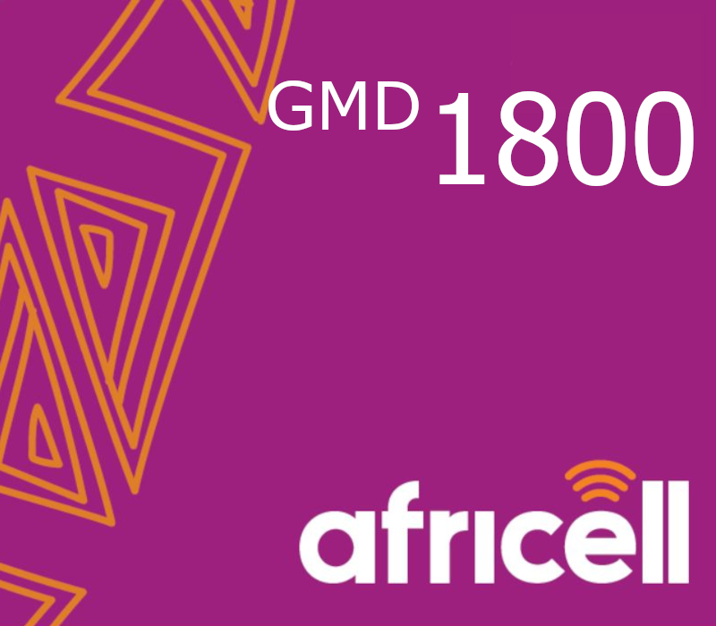 

Africell 1800 GMD Mobile Top-up GM