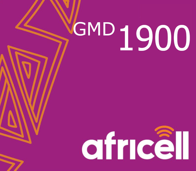 

Africell 1900 GMD Mobile Top-up GM