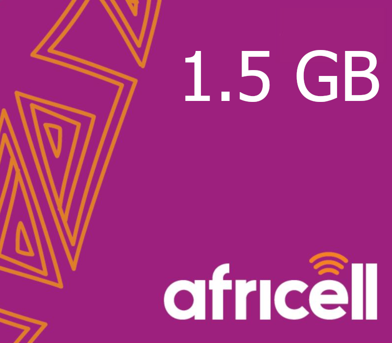 

Africell 1.5 GB Data Mobile Top-up GM