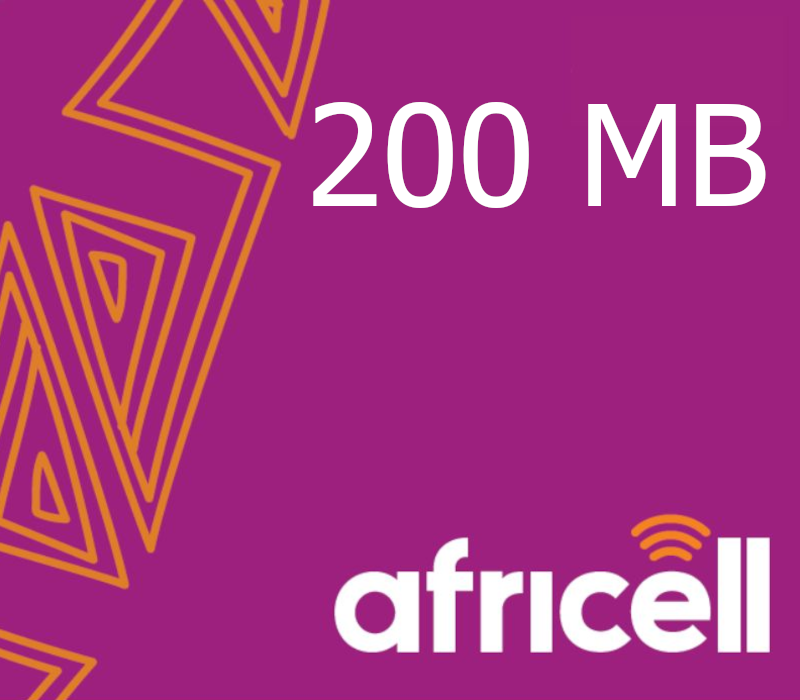 

Africell 200 MB Data Mobile Top-up GM