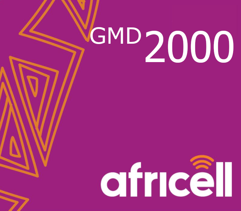 

Africell 2000 GMD Mobile Top-up GM