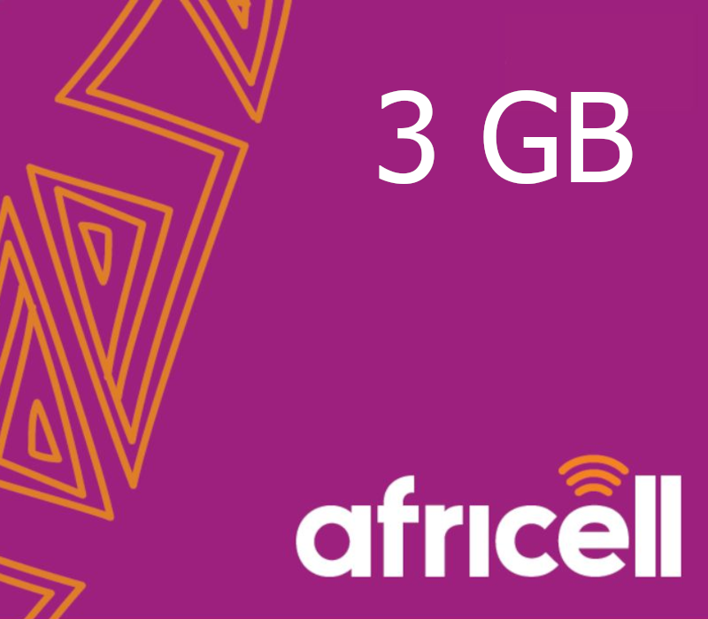 

Africell 3 GB Data Mobile Top-up GM