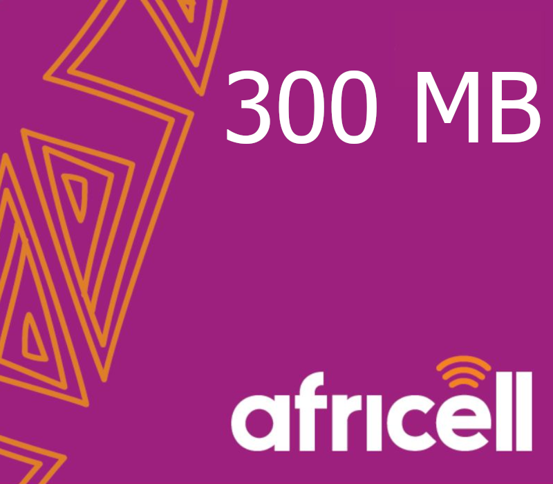 

Africell 300 MB Data Mobile Top-up GM