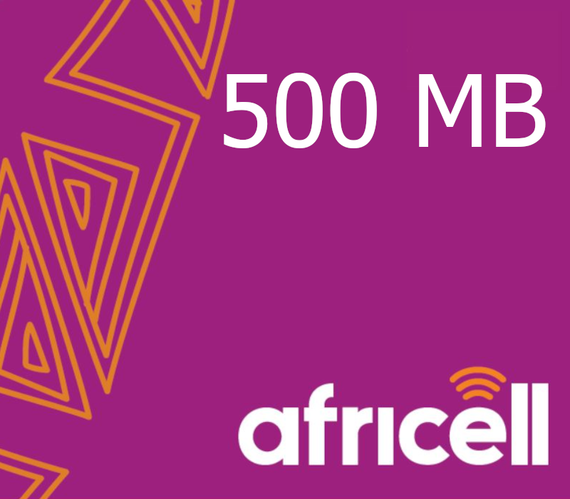 

Africell 500 MB Data Mobile Top-up GM