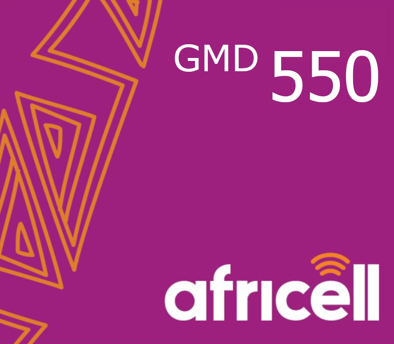 

Africell 550 GMD Mobile Top-up GM