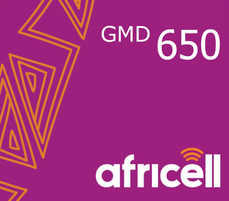 

Africell 650 GMD Mobile Top-up GM