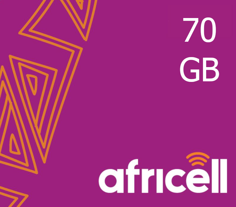 

Africell 70 GB Data Mobile Top-up CG