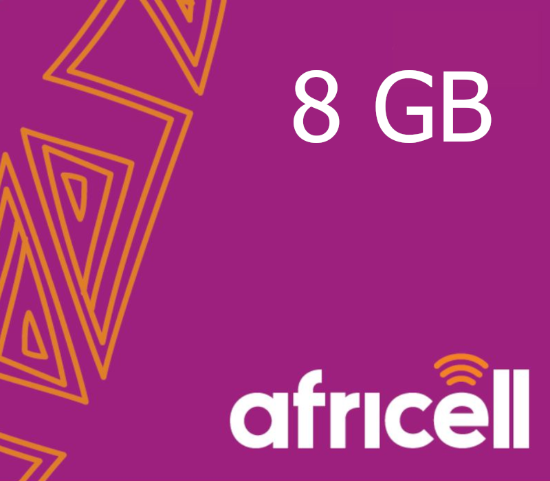 

Africell 8 GB Data Mobile Top-up GM