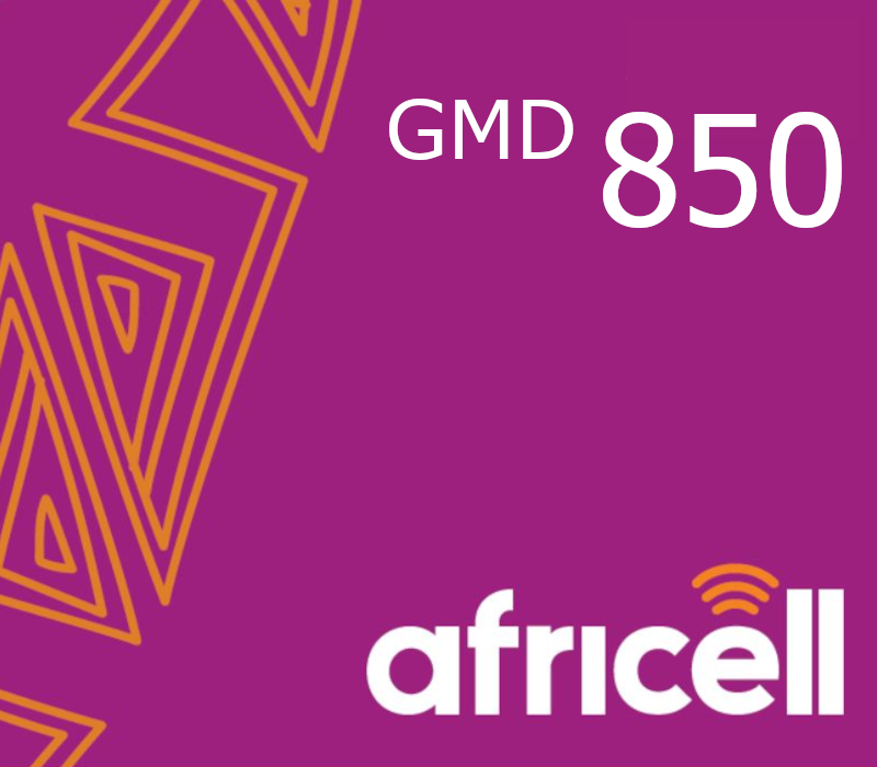 

Africell 850 GMD Mobile Top-up GM