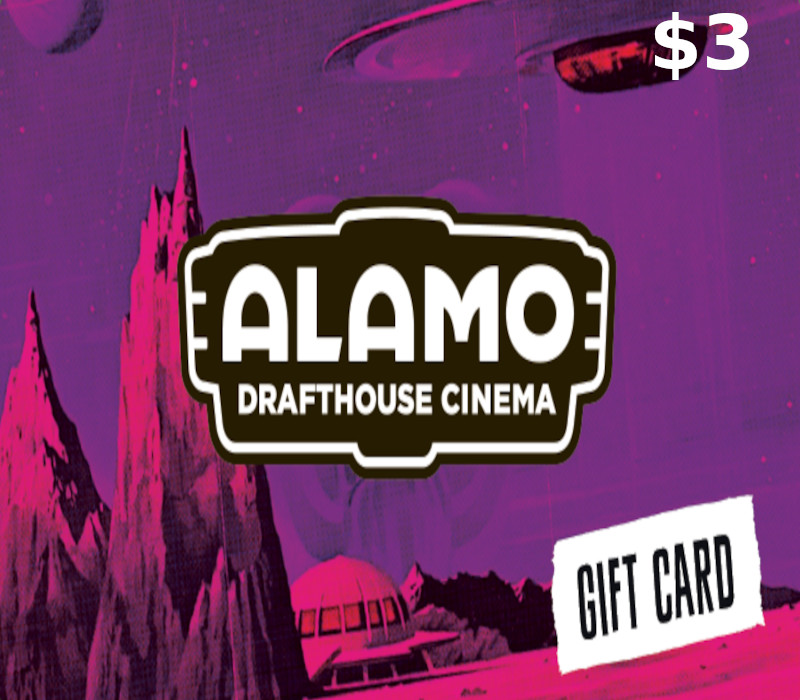 

Alamo Drafthouse Cinema $3 Gift Card US