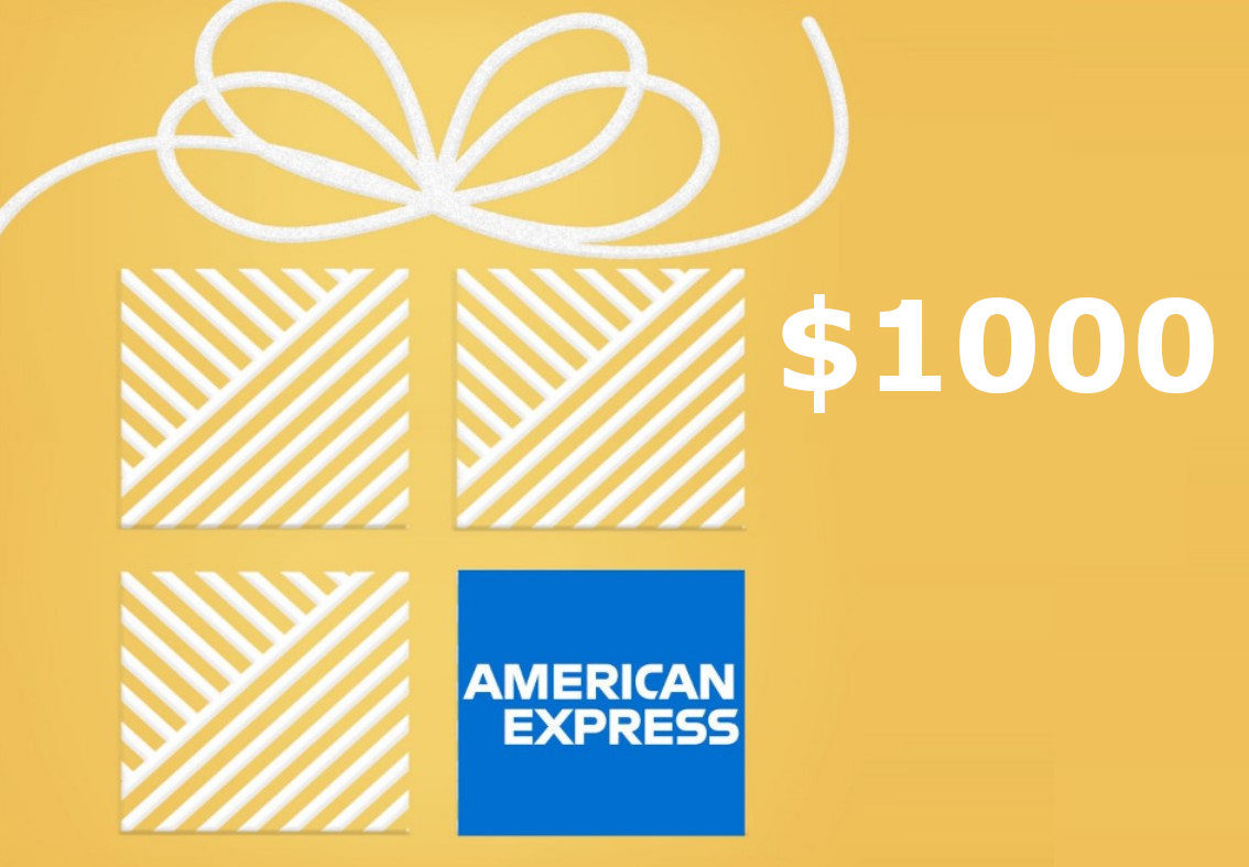 American Express $1000 US Gift Card