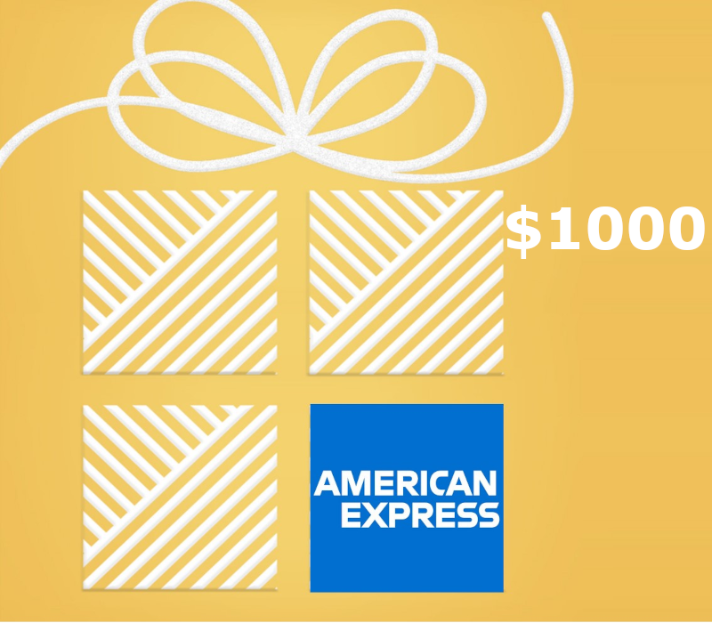 

American Express $1000 US Gift Card (6 Month Expiration)