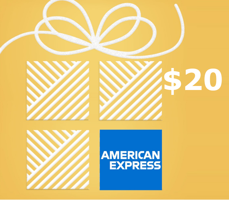 

American Express $20 US Gift Card (6 Month Expiration)