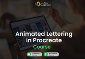 Animated Lettering in Procreate Alpha Academy Code screenshot 1